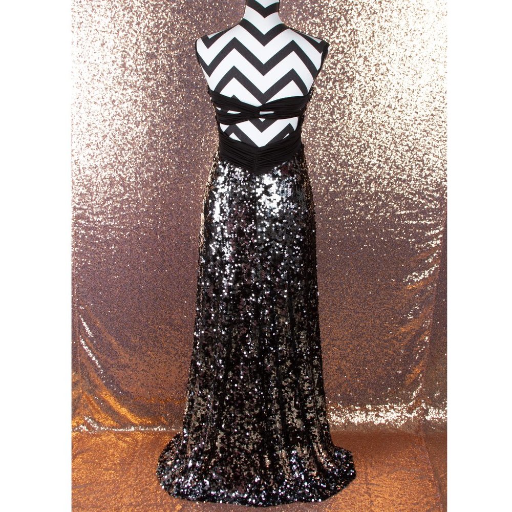 Speechless Sequence Strapless Maxi Dress Size M - Picture 3 of 7